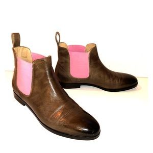 Melvin & Hamilton Ankle Boot Brown & Pink